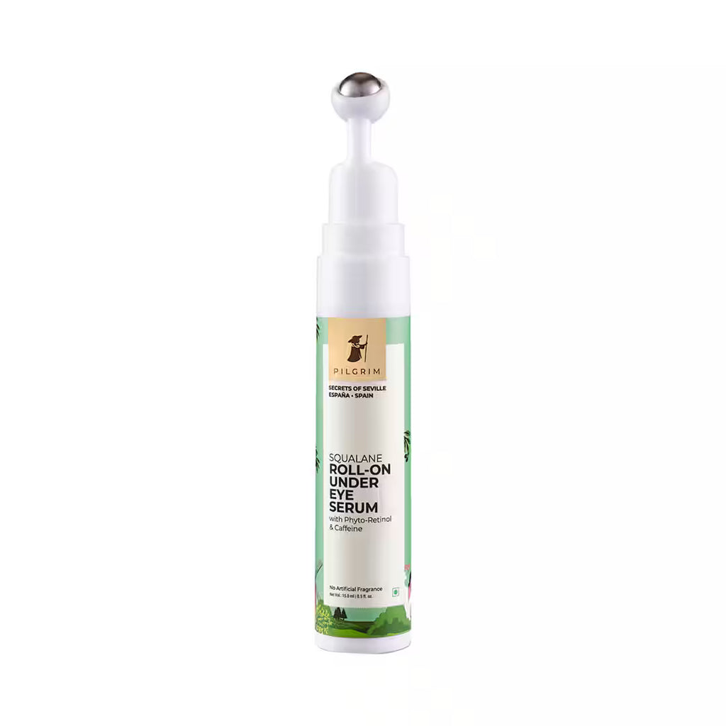 Pilgrim -  Squalane Roll-On Under Eye Eream Serum with Phyto-Retinol & Caffeine