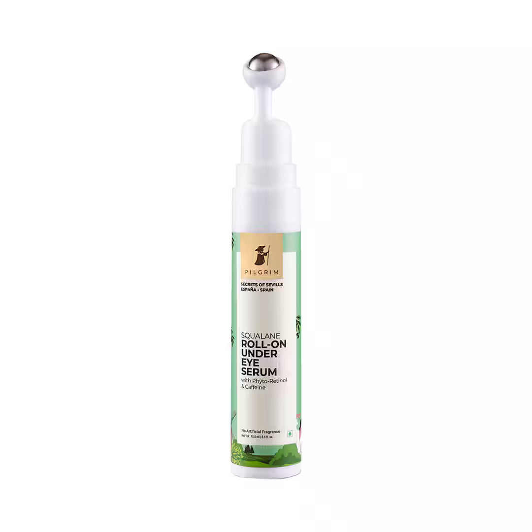 Pilgrim -  Squalane Roll-On Under Eye Eream Serum with Phyto-Retinol & Caffeine