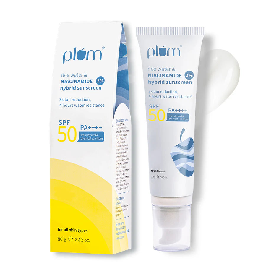 Plum Goodness - 2% Niacinamide & Rice Water SPF 50 PA++++ Brightening Sunscreen