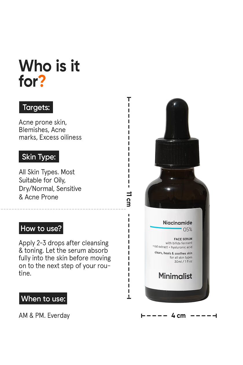 Minimalist - Niacinamide 5% Face Serum