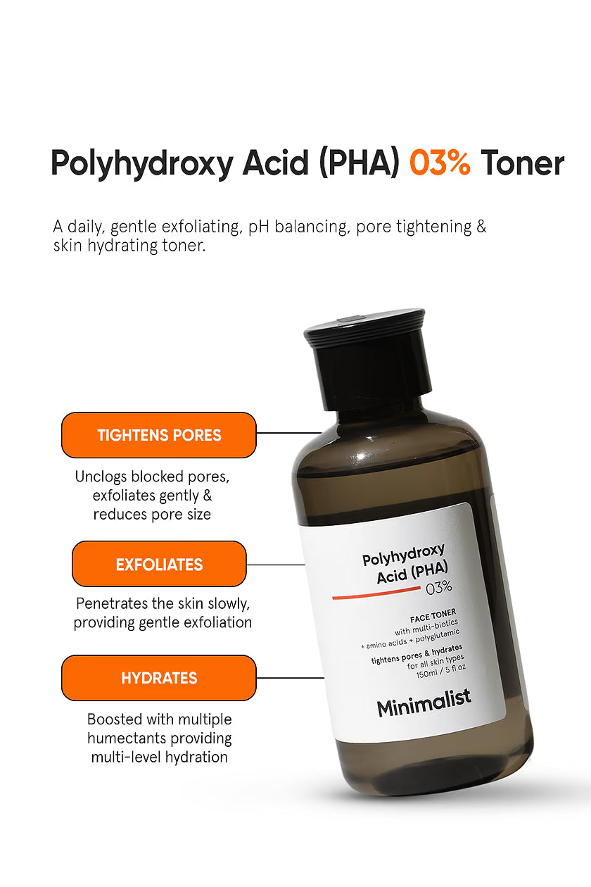 Minimalist - Polyhydroxy Acid (PHA) 3% Face Toner