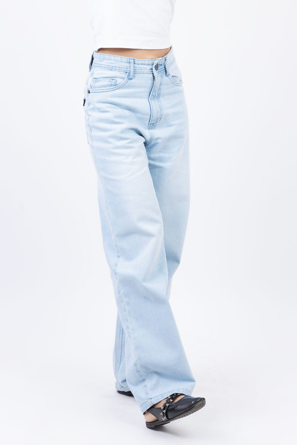 HAYD - Skater fit jeans Light blue