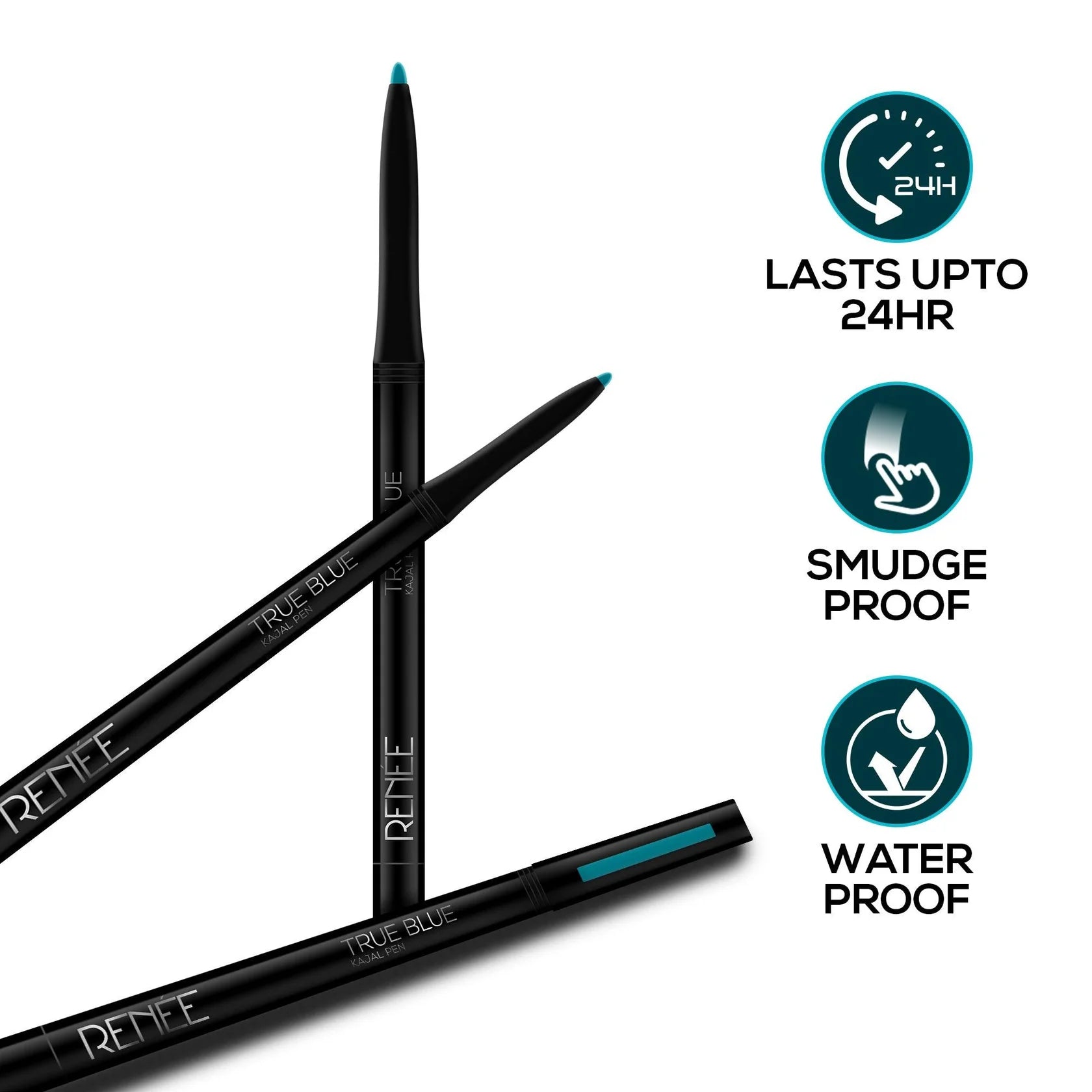 RENEE - True Blue Kajal Pen with Sharpener