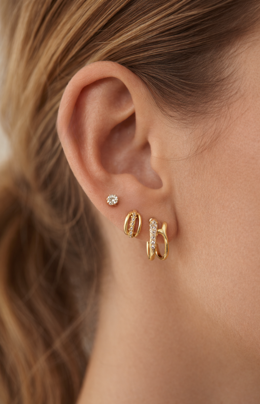 ZAVE Aurora Stack Ear Party Set (3 Pairs)