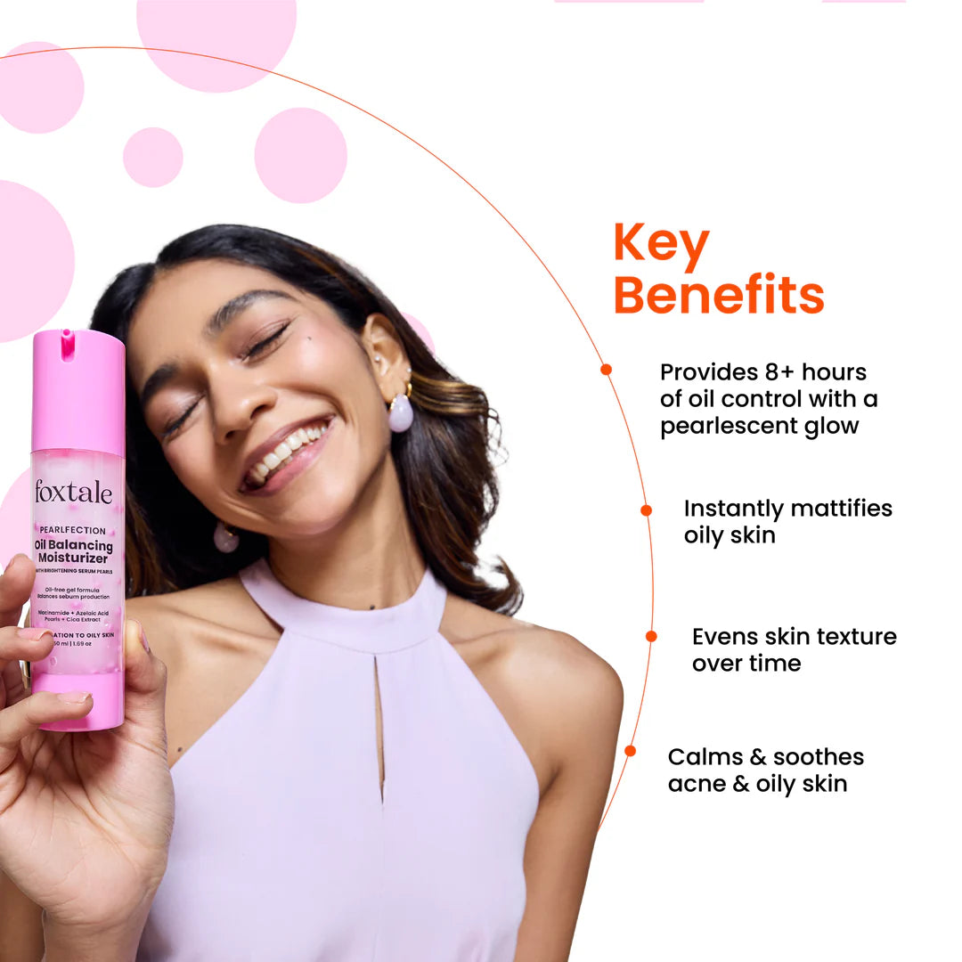 Foxtale - Oil Balancing Moisturizer with Niacinamide & Cica
