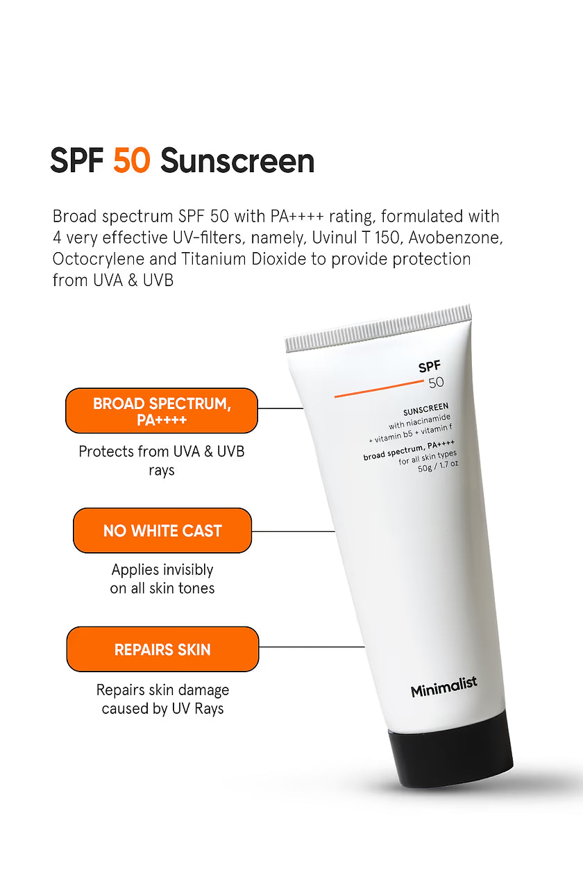 Minimalist - SPF 50 Sunscreen
