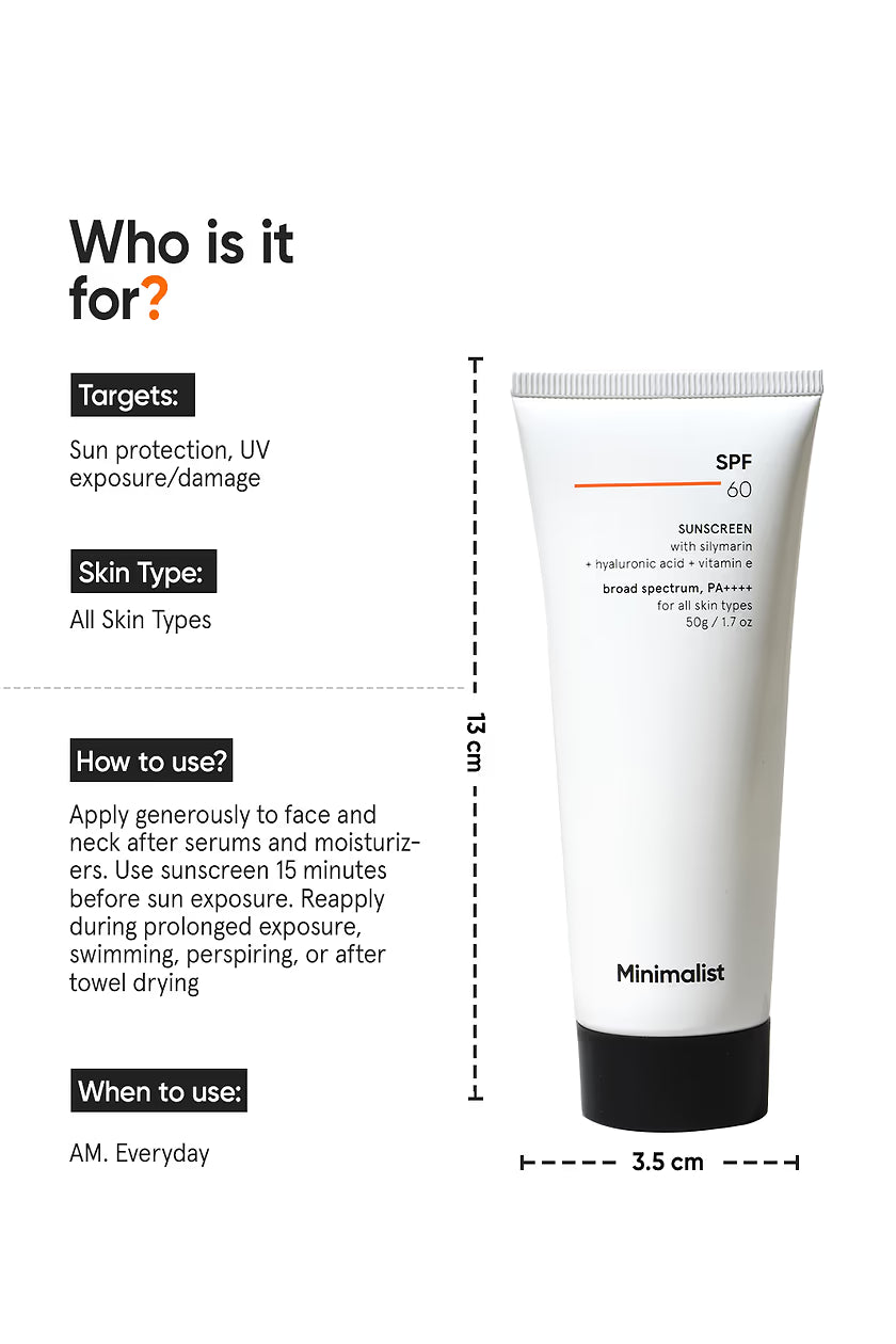 Minimalist - SPF 60 Sunscreen