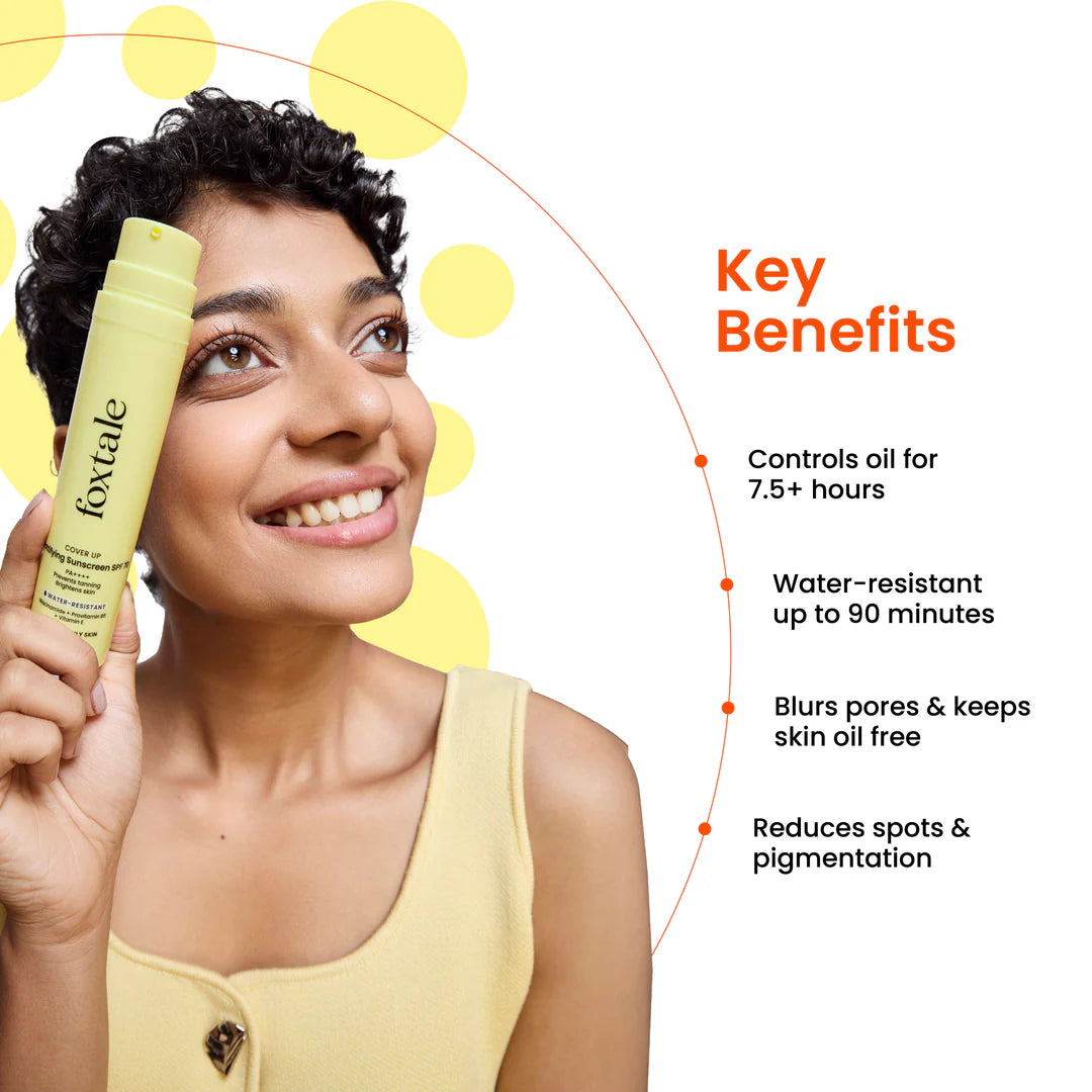Foxtale - SPF 70 Matte Finish Sunscreen for Oily Skin