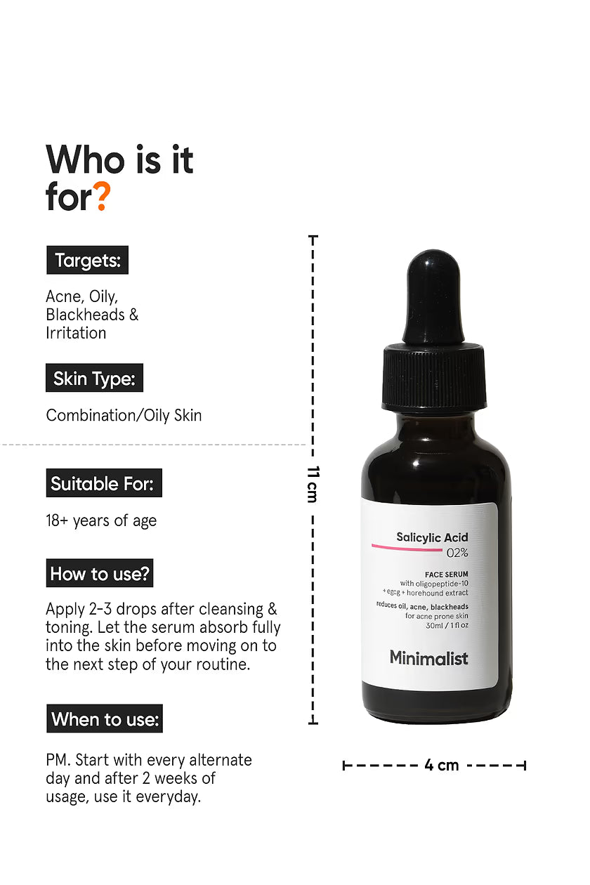 Minimalist - Salicylic Acid 2% Face Serum