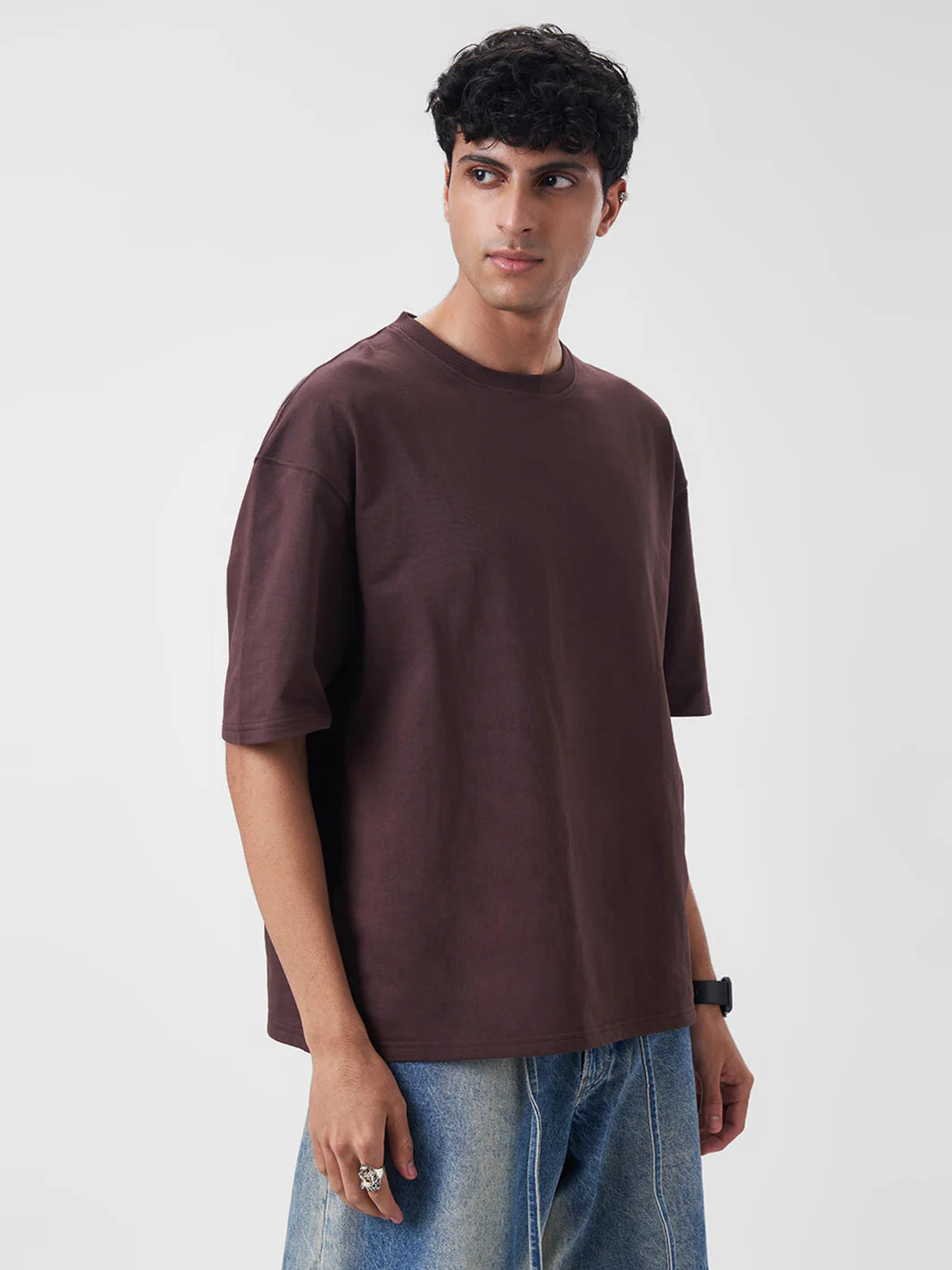 Mens Regular T Shirt Cocoa Brown - Zave