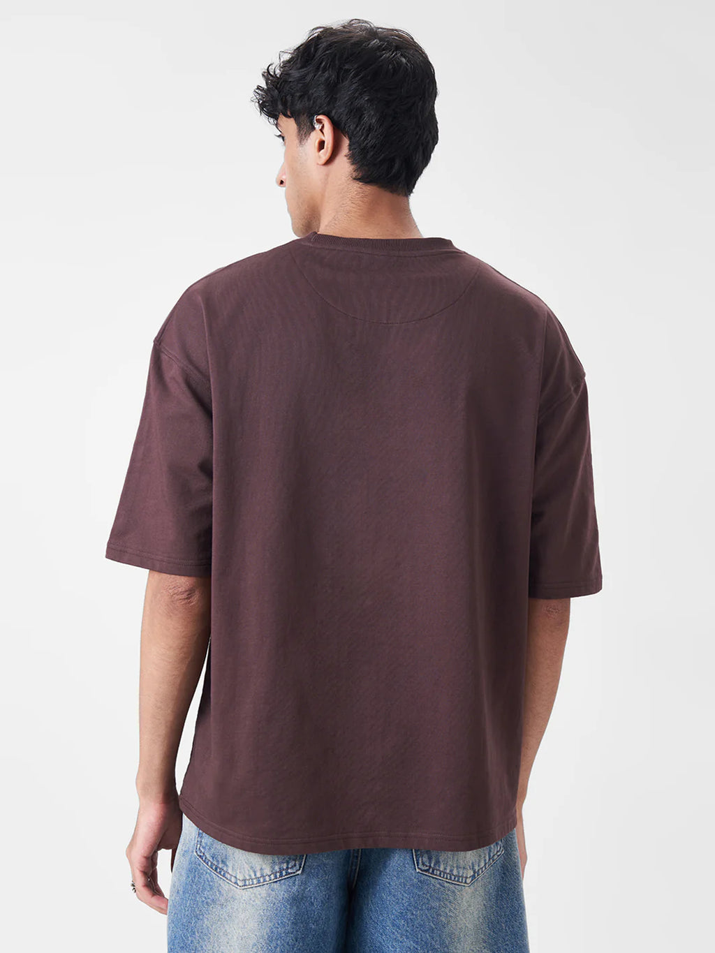 Mens Regular T Shirt Cocoa Brown - Zave