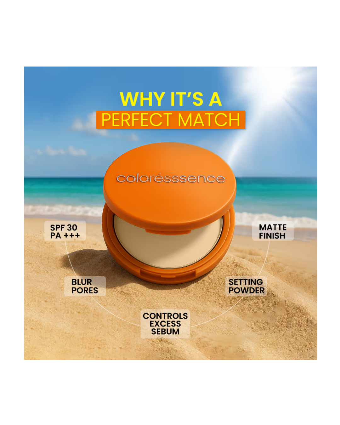 Coloressence - Sun Pop Sunscreen Compact SPF 30 PA+++