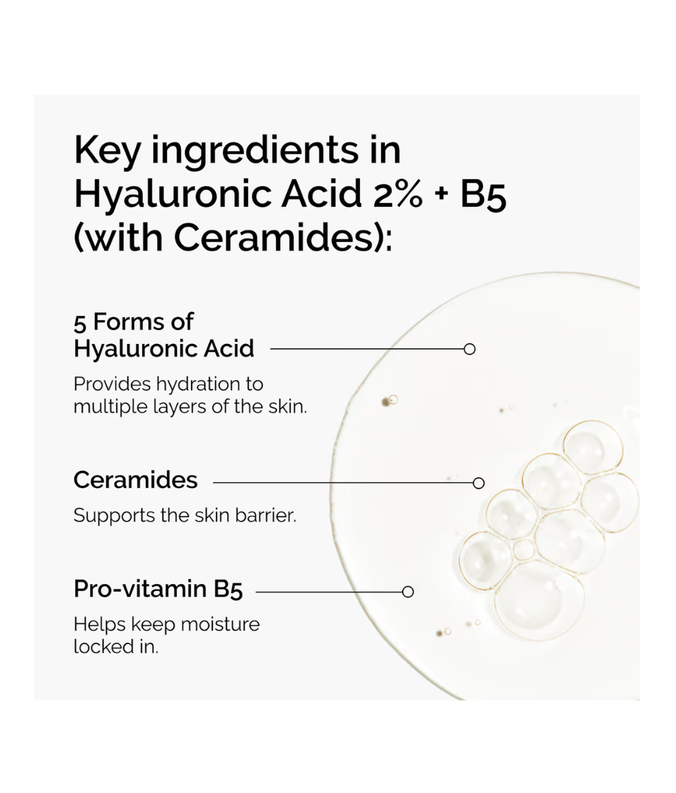 The Ordinary Hyaluronic Acid 2% + B5 V2 Next Gen (30 ml) - ZAVE