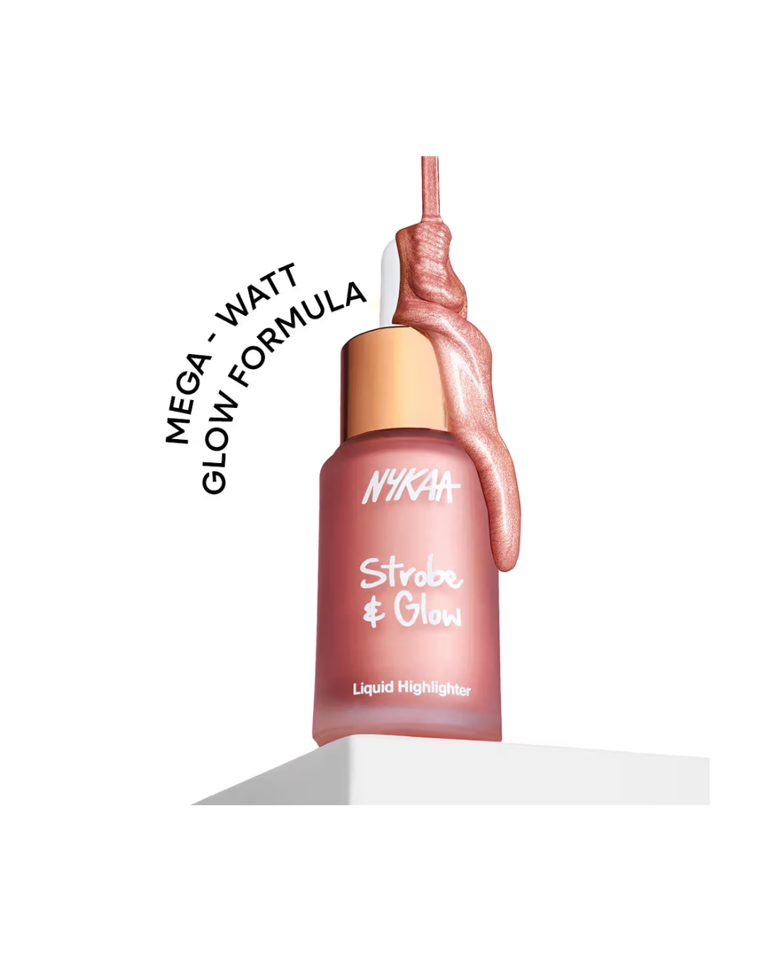 Nykaa - Strobe & Glow Liquid Cream Highlighter - Blushed Moonlight