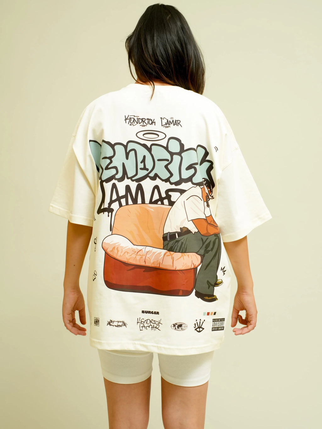Burger Bae - Kendrick Lamar: Mr. morale Cartoon art Drop Sleeved Tee for Men and Women