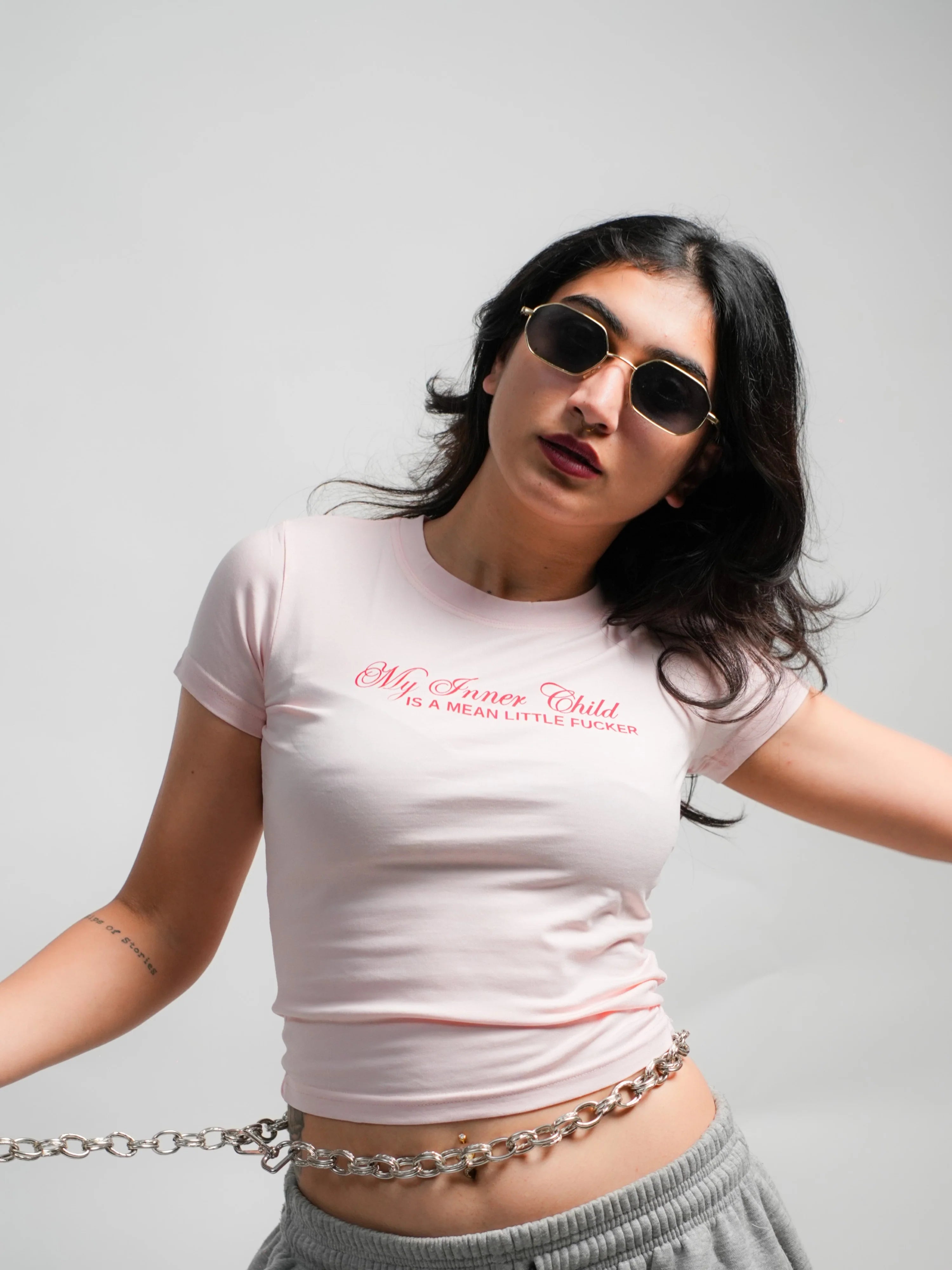 Burger Bae - My inner child - It Girl Baby tee for Women