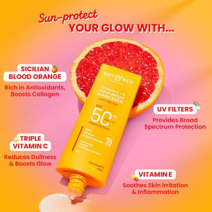 Dot & Key - Vitamin C + E Sunscreen, SPF 50+ PA++++