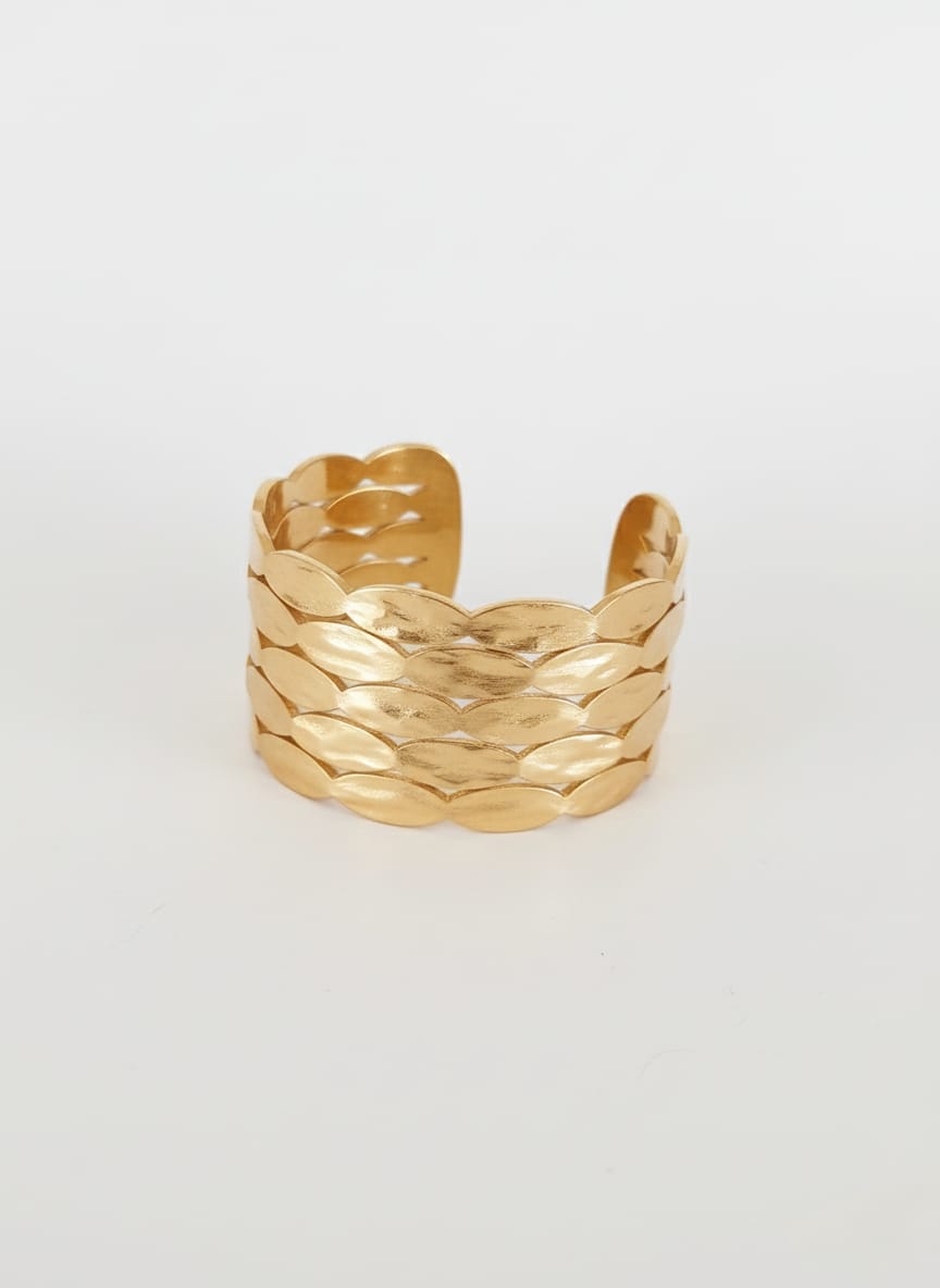 Zave Textured Cuff Bracelet