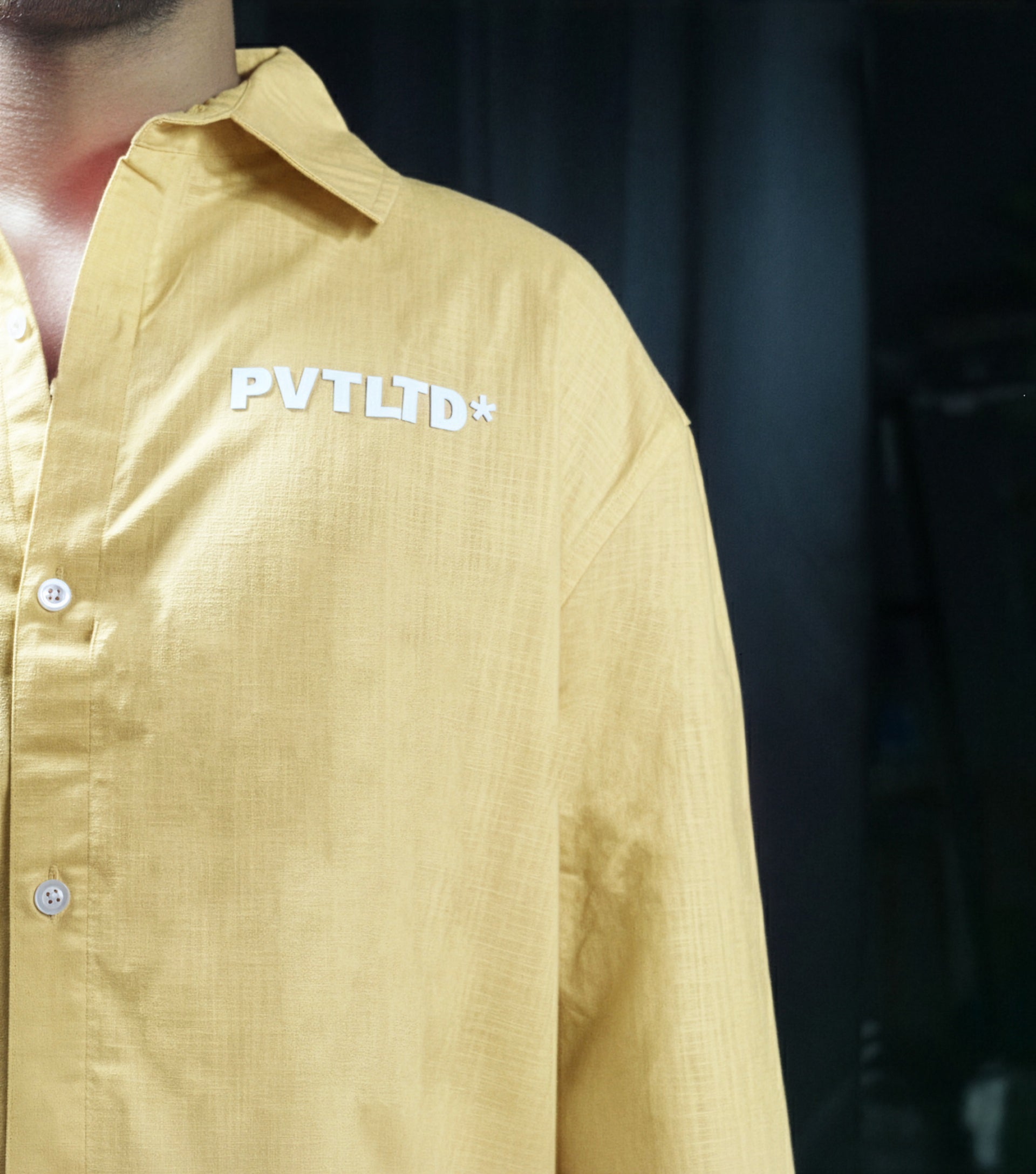 PVT LTD Yellow Linen Cotton Shirt - ZAVE