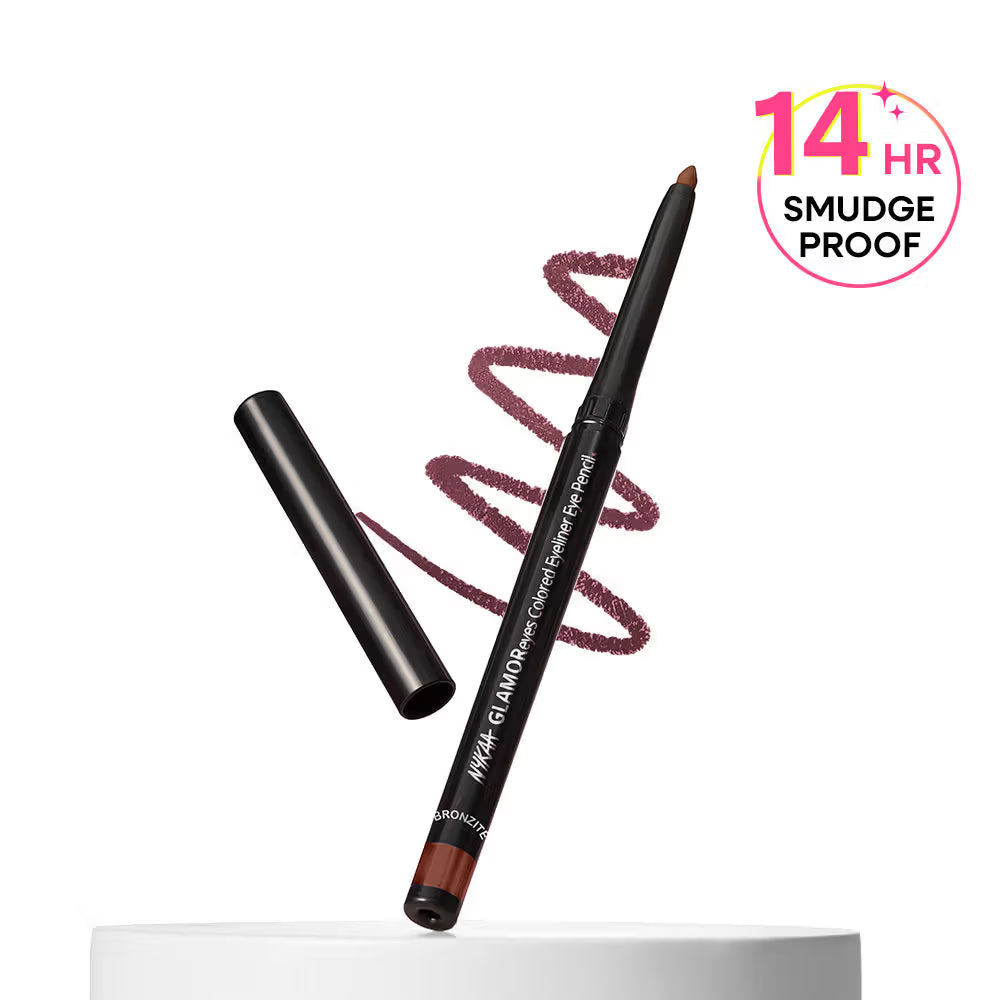 Nykaa - GLAMOR eyes Waterproof & Smudge proof Colored Kajal Eyeliner Eye Pencil - Sapphire (Deep Blue)