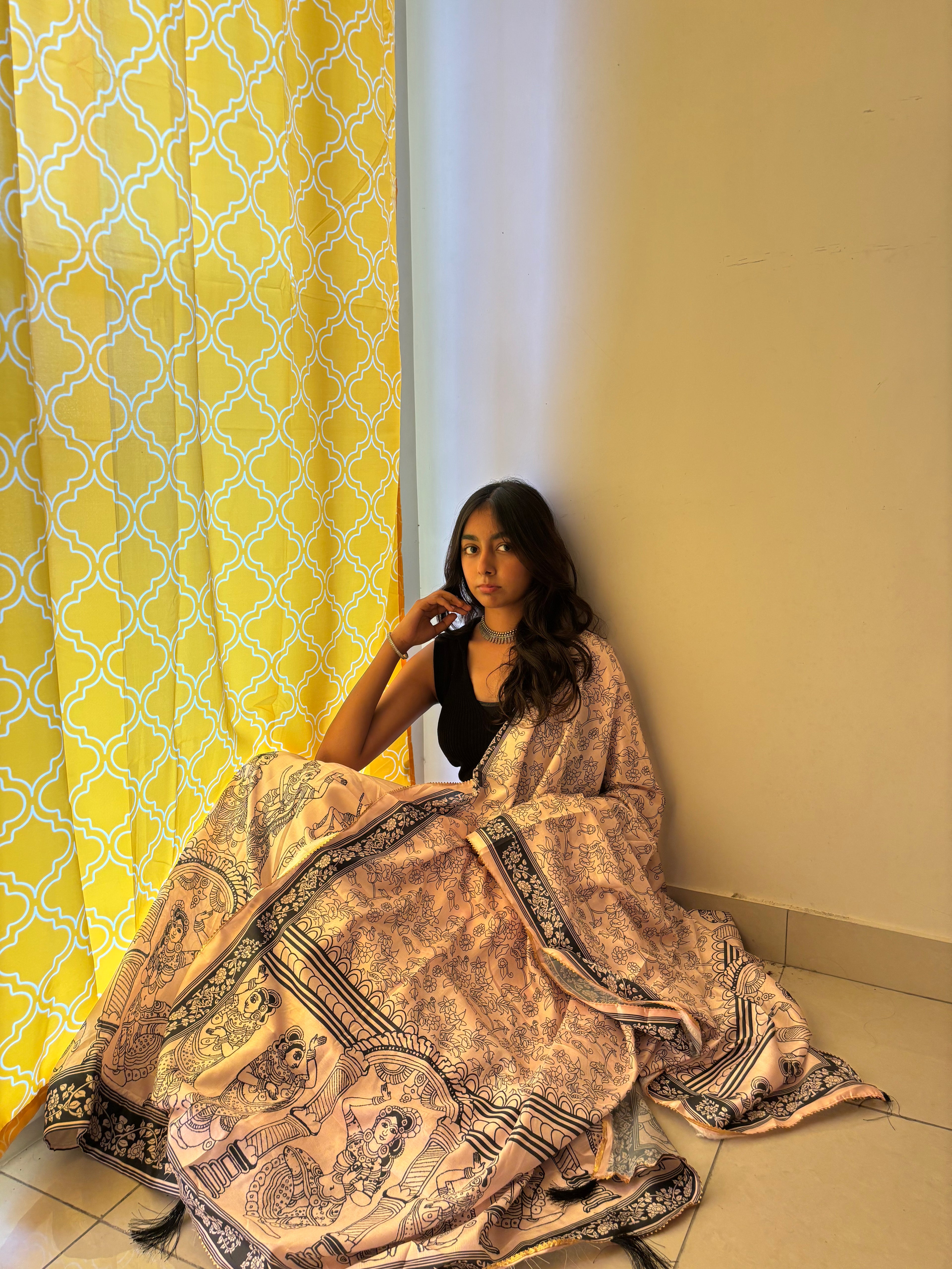 ZAVE - Graceful Pink Chaniya Choli with Foil Detailing