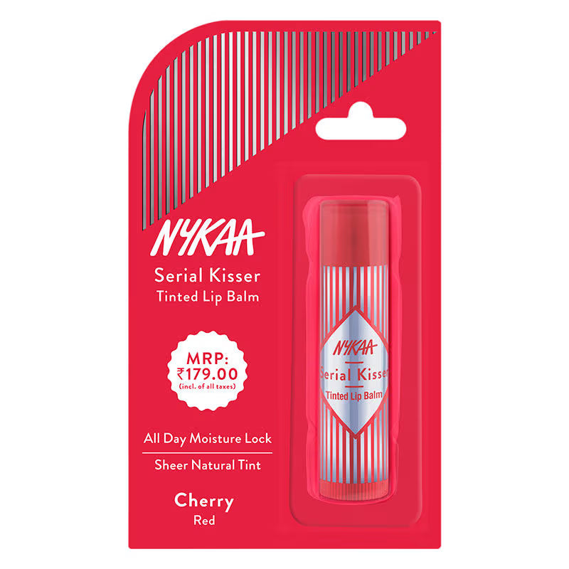 Nykaa Serial Kisser Moisturising Tinted Lip Balm With Shea Butter & Vitamin E