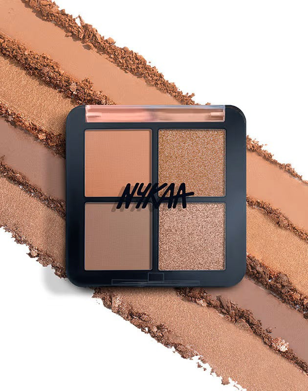 Nykaa - Cosmetics Eyes On Me! 4 in 1 Quad Eyeshadow Palette - Desk to Date