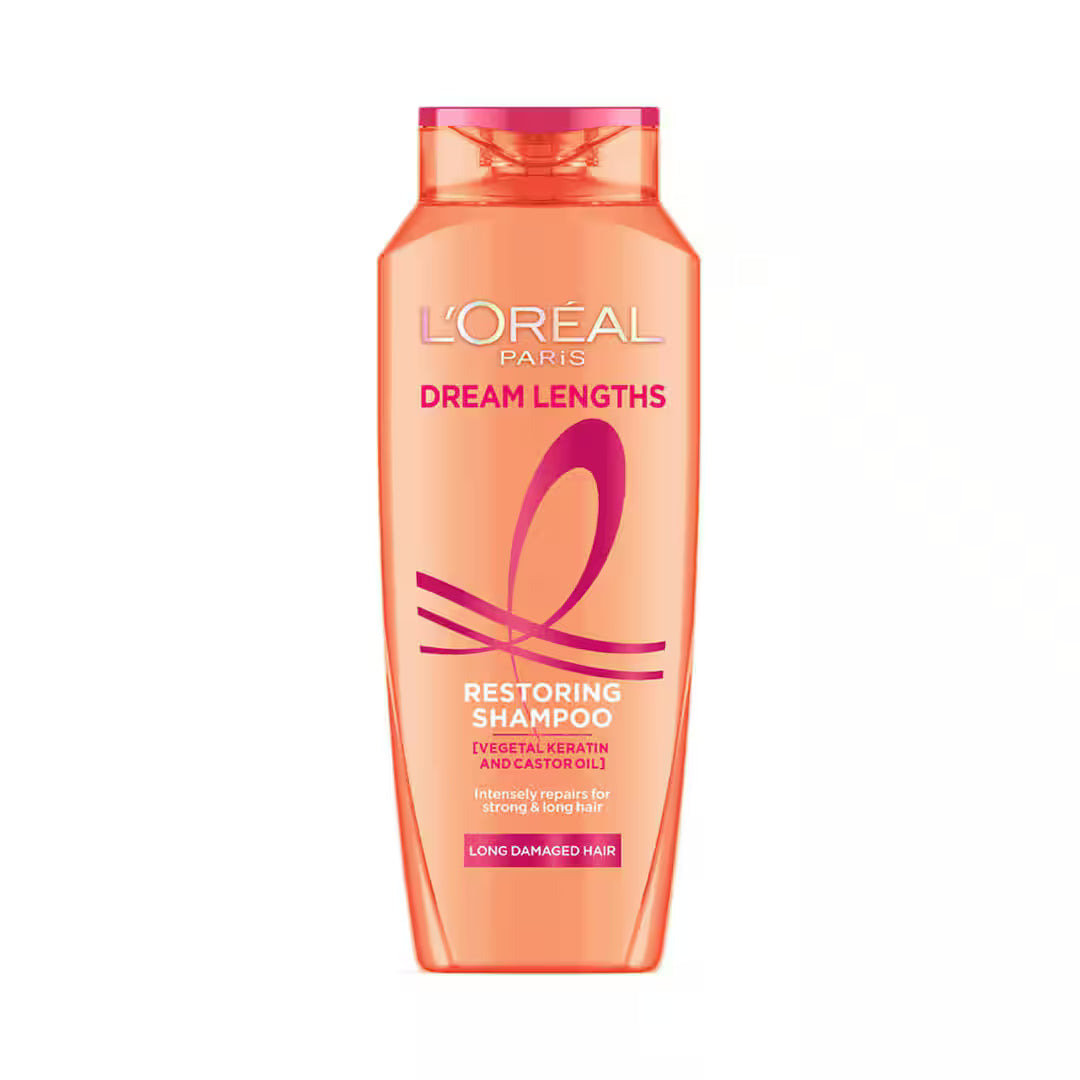 LOreal Paris - Dream Length Restoring Shampoo with Vegetal Keratin & Castor Oil