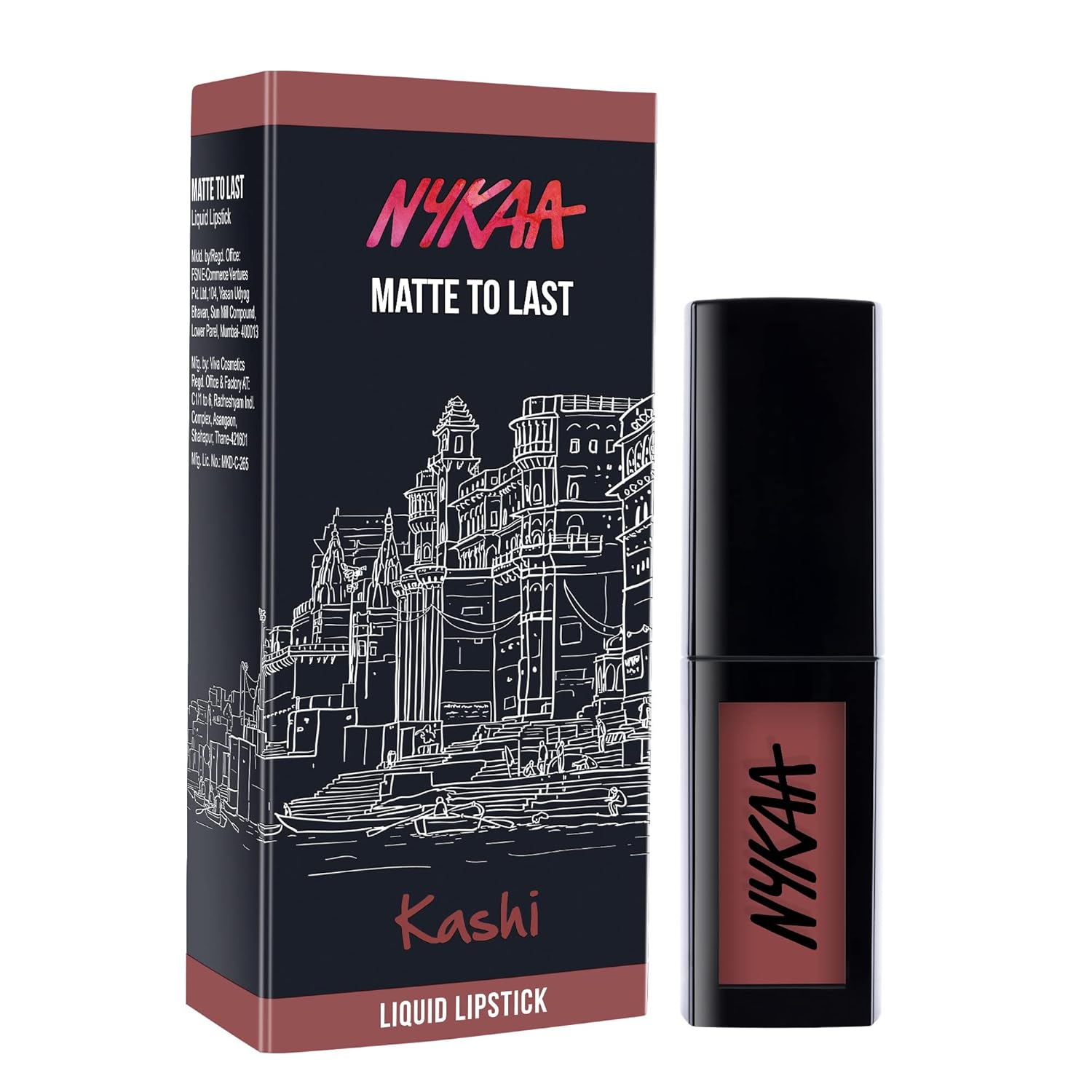 Nykaa Matte To Last ! Transferproof Liquid Lipstick - Kashi - 19