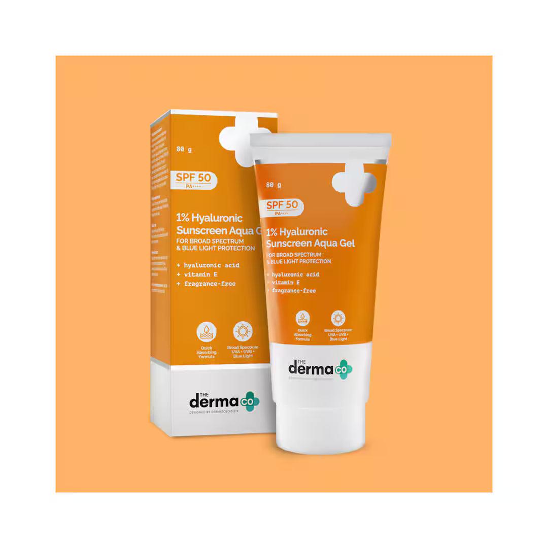 The Derma Co - 1% Hyaluronic Sunscreen Aqua Gel