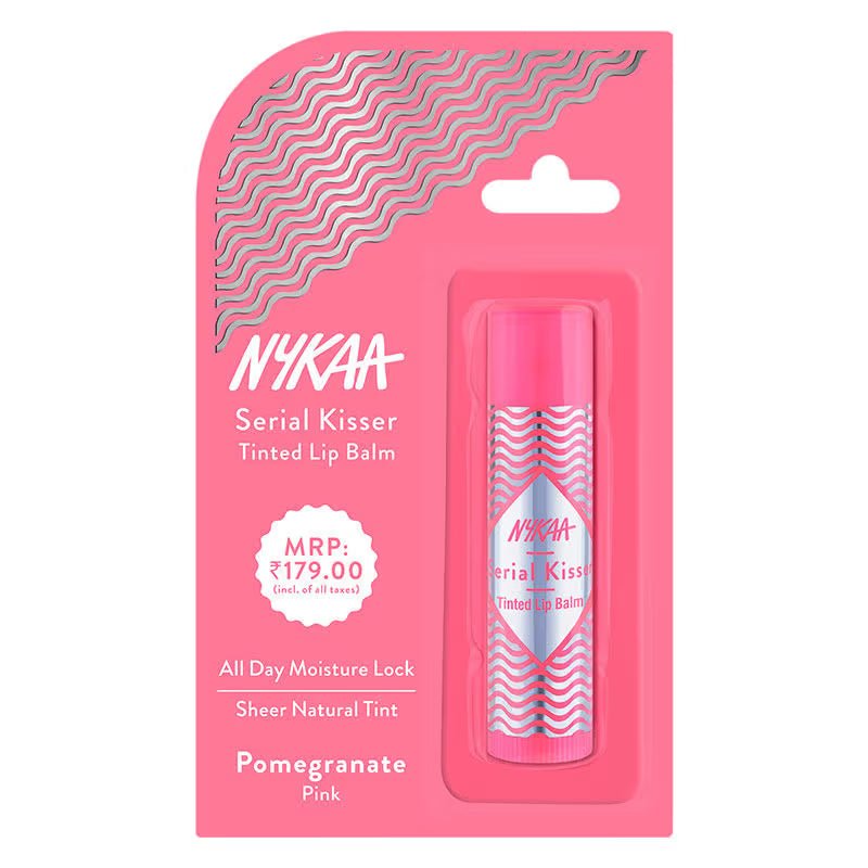 Nykaa Serial Kisser Moisturising Tinted Lip Balm With Shea Butter & Vitamin E