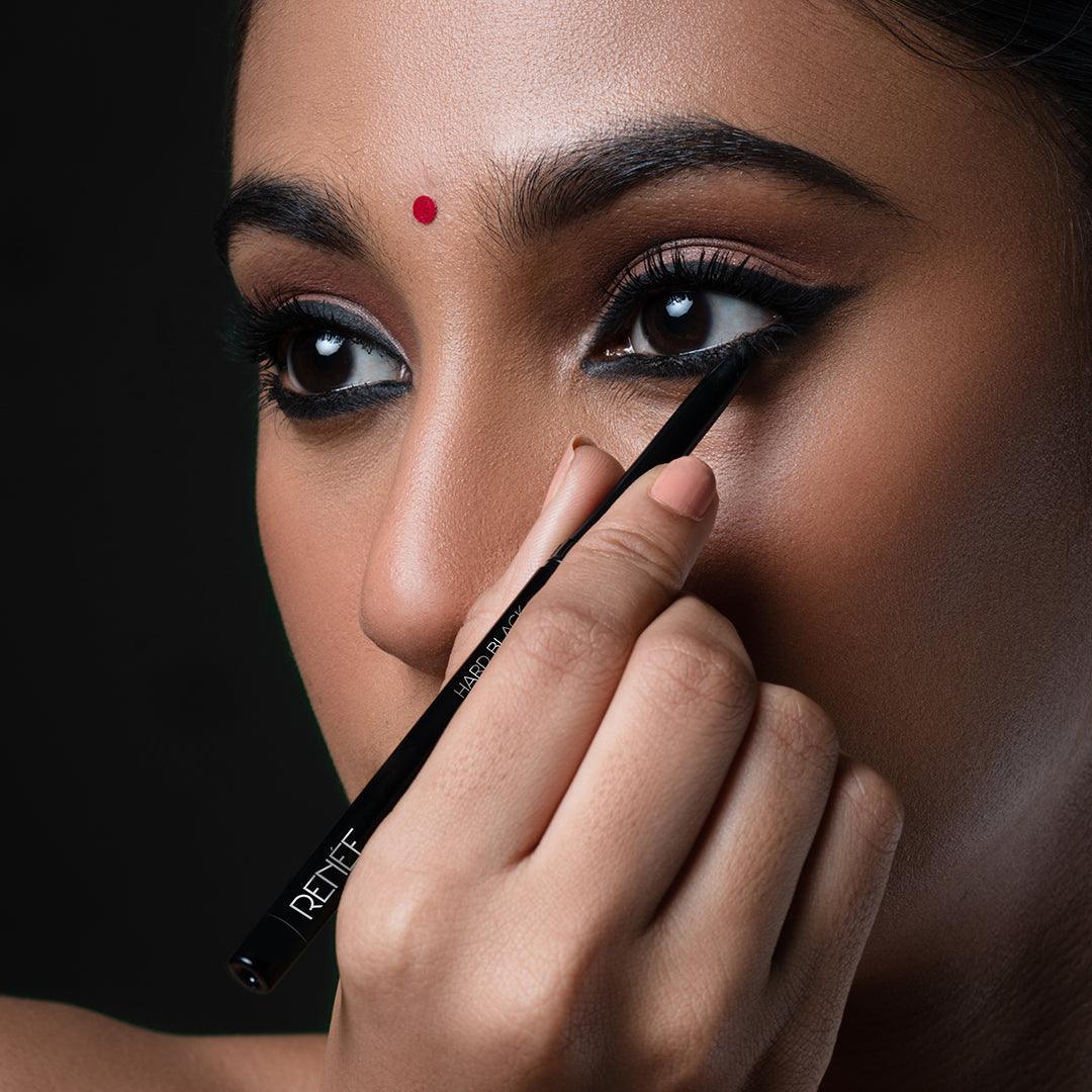 RENEE - Hard Black Kajal Pen with Sharpener