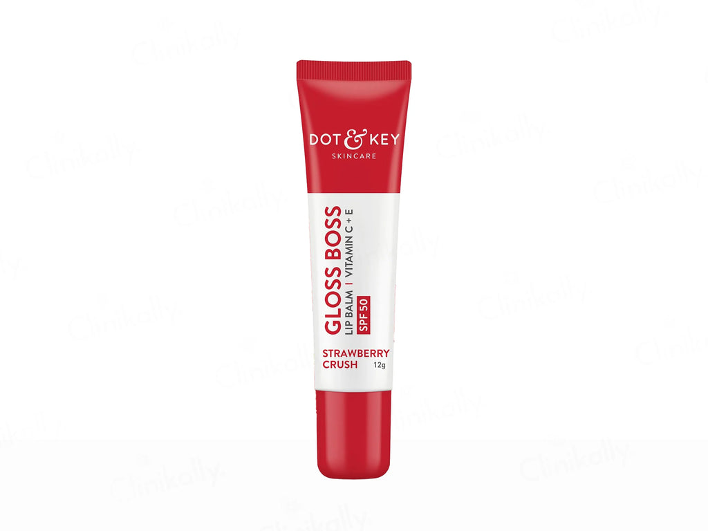 Dot & Key - Vitamin C + E Brightening Lip Balm with SPF 50+ - Strawberry Crush