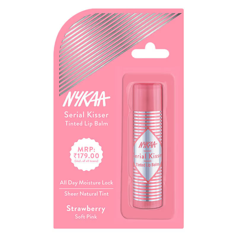 Nykaa Serial Kisser Moisturising Tinted Lip Balm With Shea Butter & Vitamin E