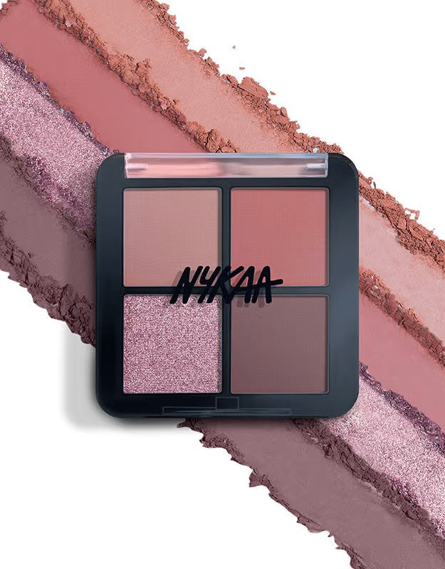 Nykaa - Cosmetics Eyes On Me! 4 in 1 Quad Eyeshadow Palette - Desk to Date