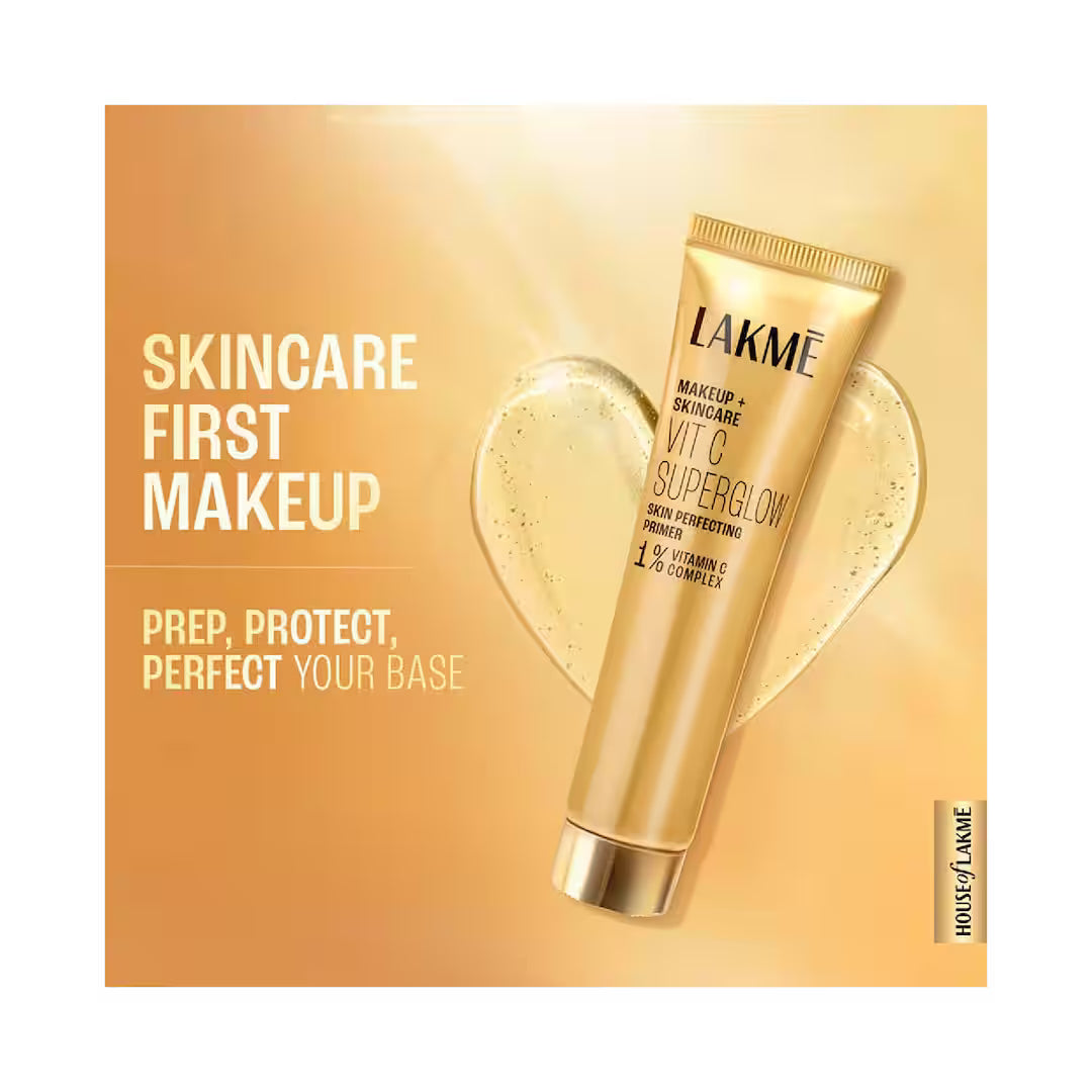 Lakme - Makeup+Skincare Vit C Superglow Skin Perfecting Primer